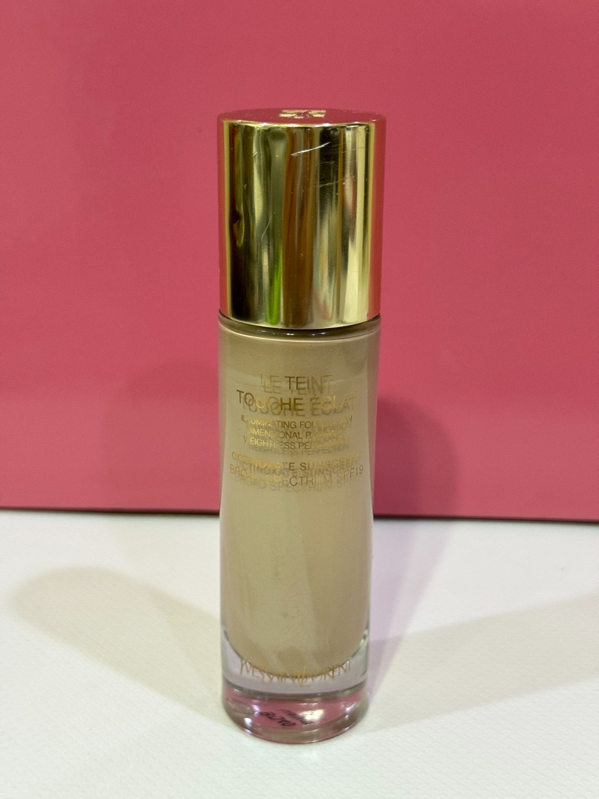YSL Le Teint Touche Eclat Illuminating Foundation 1 oz *Dented- BD 40 Beige Dore