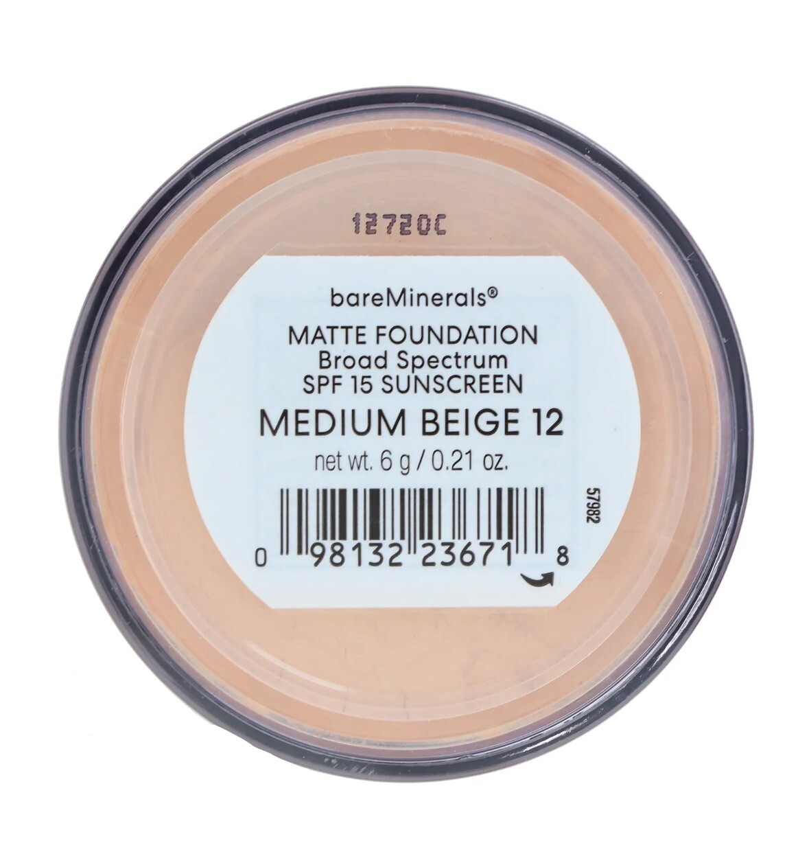 bareMinerals Matte Foundation Broad Spectrum SPF 15 Medium Beige 12 0.21 oz