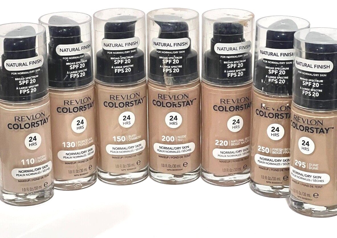 REVLON COLORSTAY 24 HRS NATURAL FINISH SPF 20 NORMAL/DRY SKIN CHOOSE COLOR