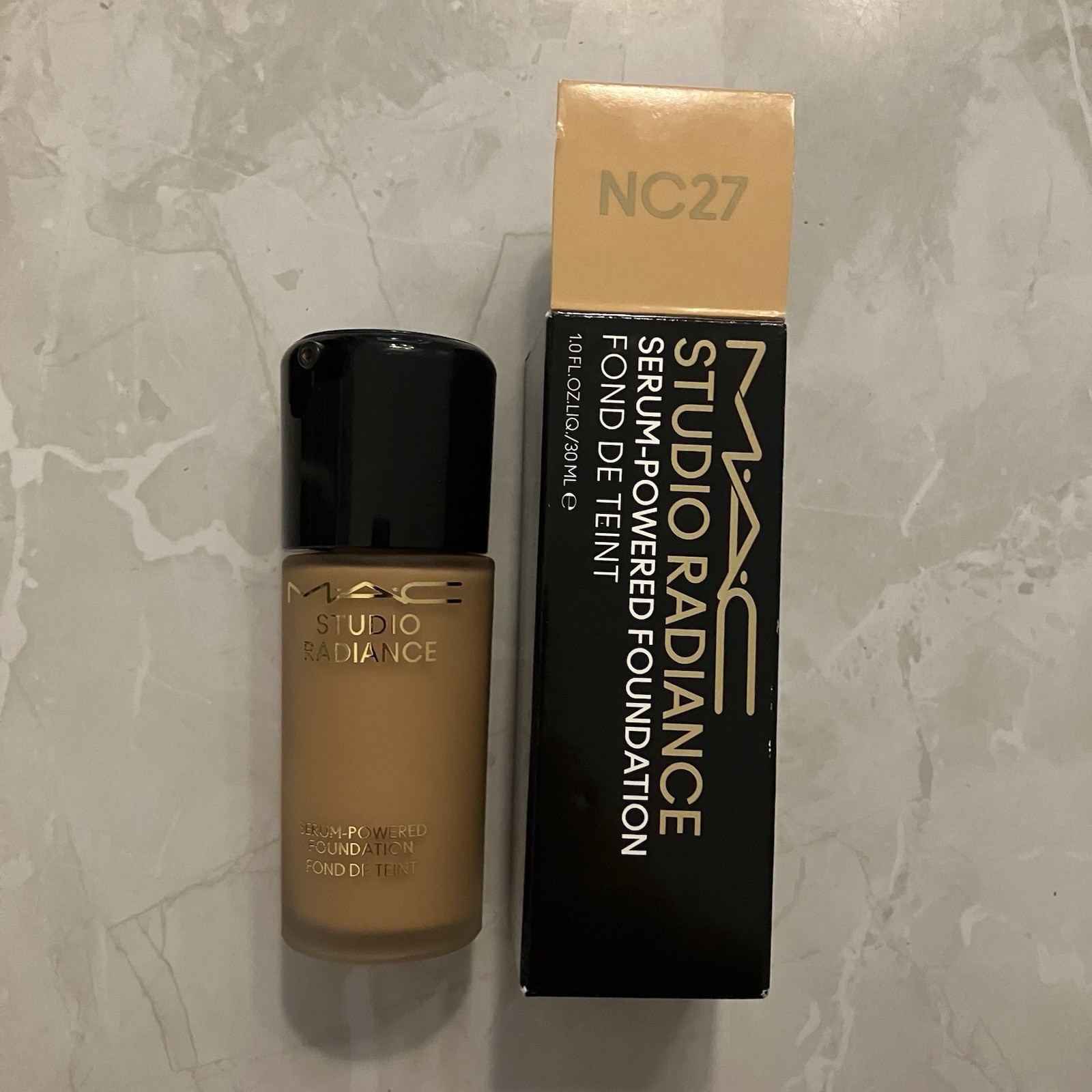 MAC Studio Radiance Serum Powered Hydrating Foundation NIB $46 NC27 Light Med