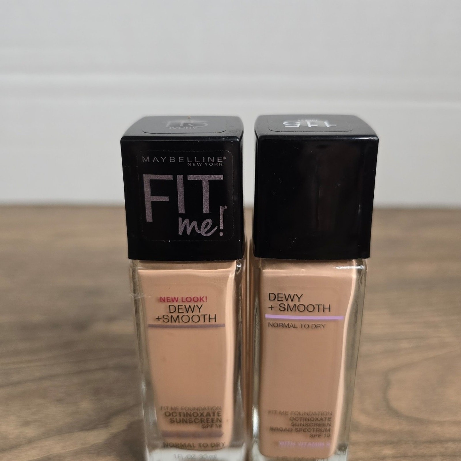 Maybelline Fit Me 115 ivory foundation (lot of 2)