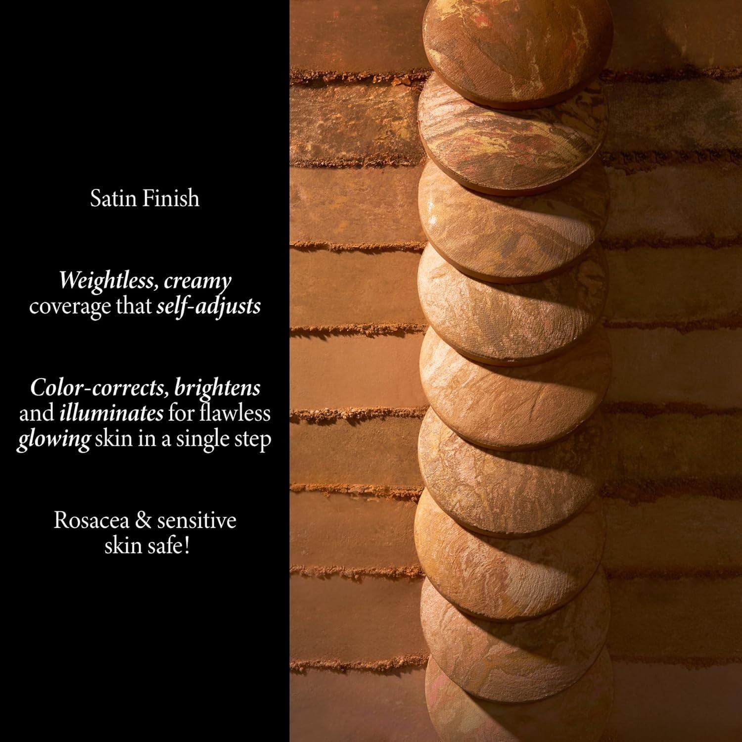 Buildable Sheer Light Coverage Powder Foundation – Fair, Satin Finish Radiance