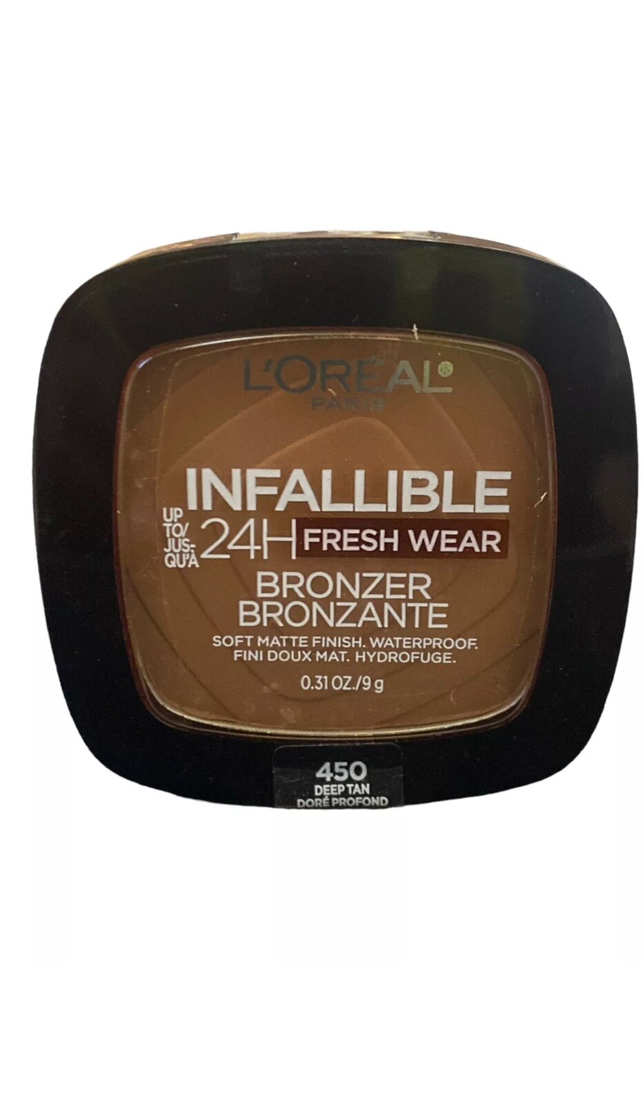 L’Oreal Infallible Bronzer 24H Fresh Wear #450 Deep Tan Soft Matte Finish 1 Ct