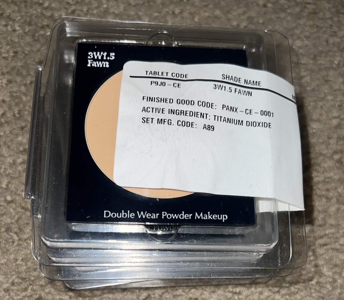 Estee Lauder Double Wear Powder Makeup 3W1.5 Fawn Refill New