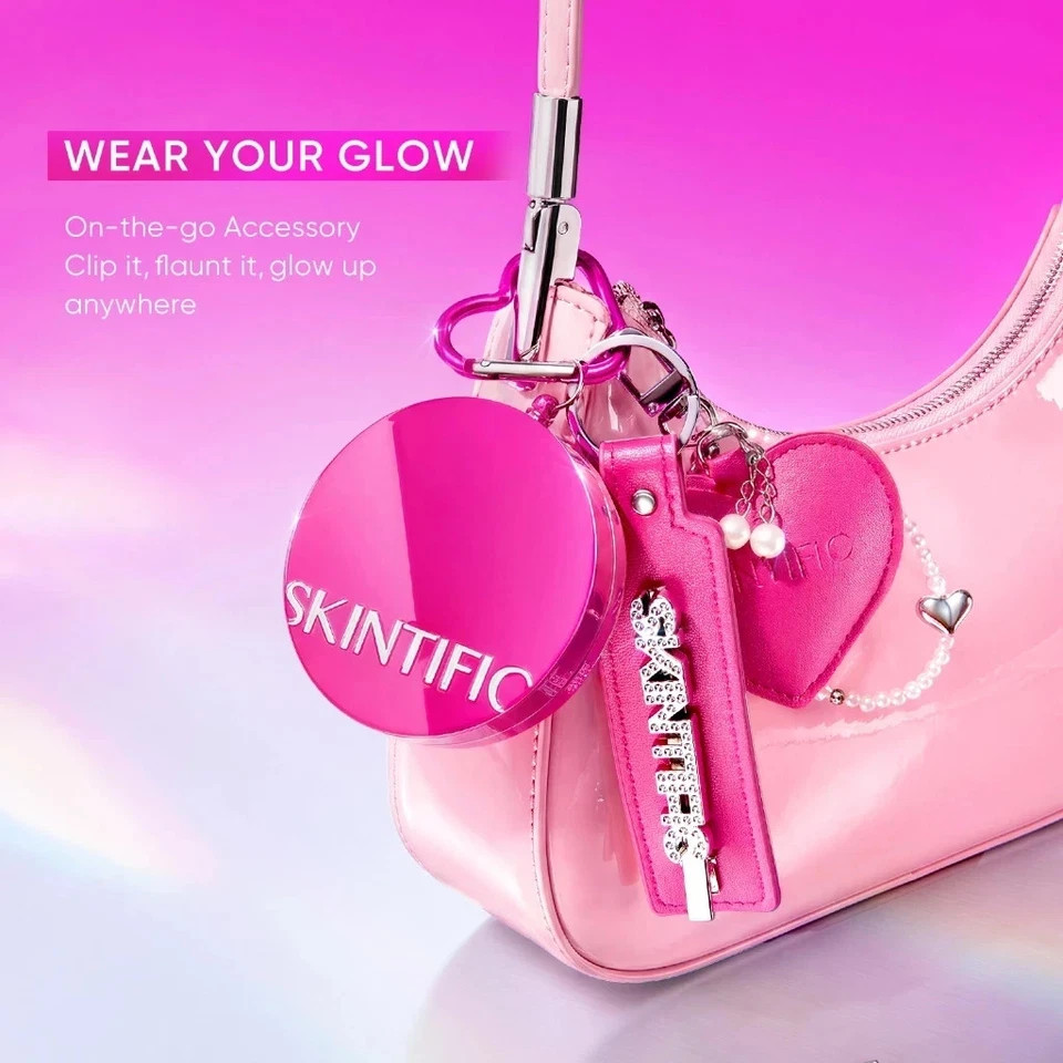 SKINTIFIC Cover Glow Perfect Pink Cushion 11g Radiant Finish 00 Porcelain (X 2)