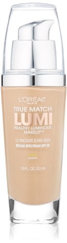 L’Oreal Paris True Match Lumi Healthy Luminous Makeup, W5 Sand Beige, 1 fl; oz.