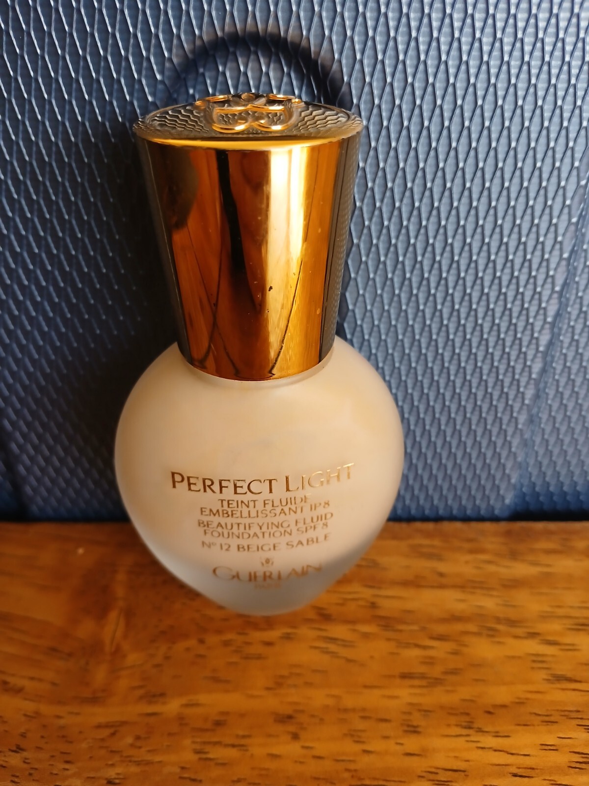 GUERLAIN Perfect Light Beautifying Fluid Foundation Spf 8 #12 Beige Sable 1.2 oz
