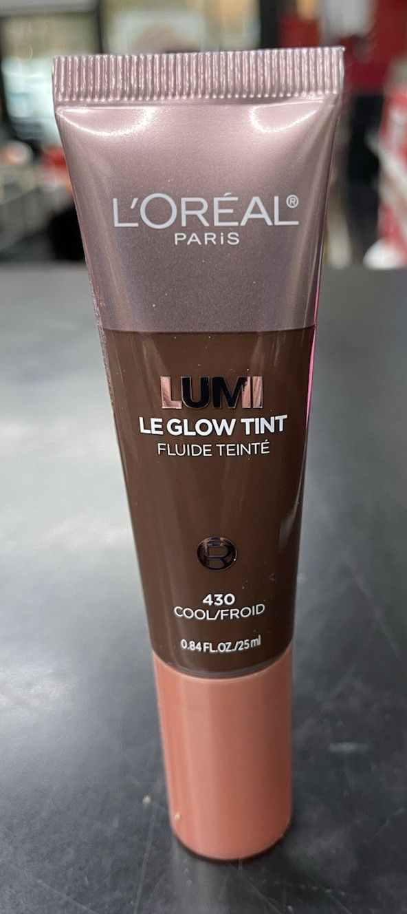 L’Oreal Lumi Le Glow Skin Tint Tinted Serum Foundation-Like Coverage 430 COOL