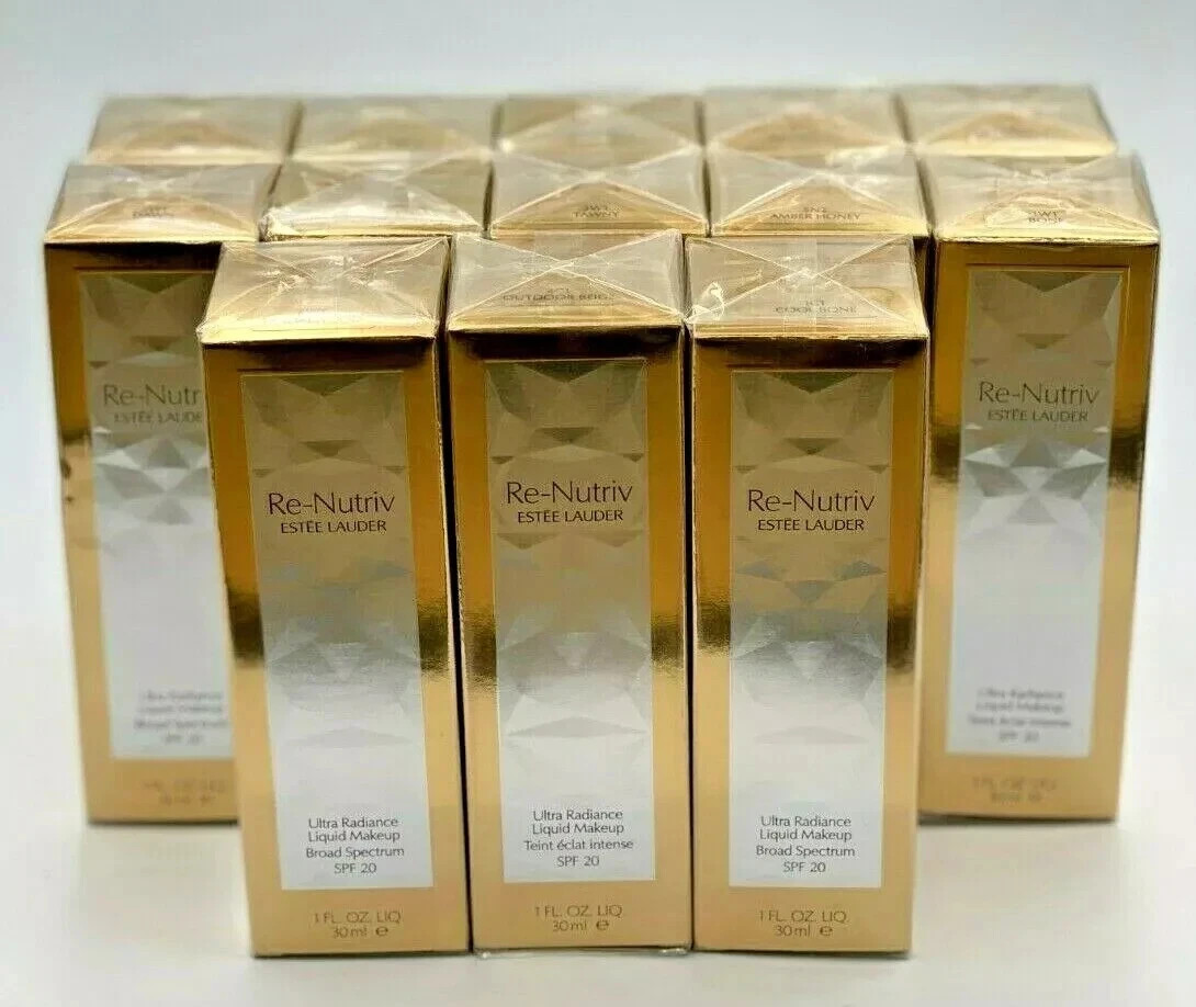Estee Lauder Re-Nutriv Ultra Radiance Liquid Makeup SPF 20~1 oz Choose Shade NIB