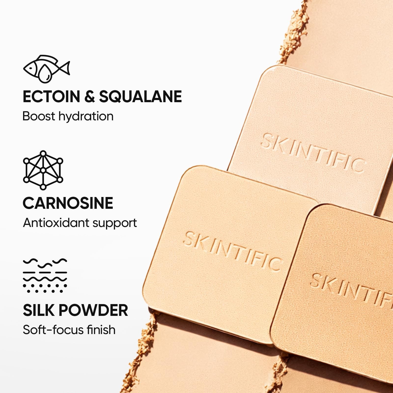 Full Coverage Matte Powder Foundation – Lightweight, Oil Control, Pore-Blurring,