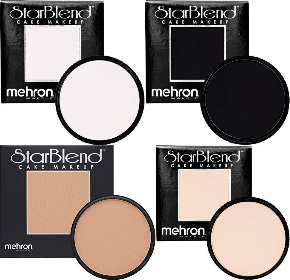 Mehron StarBlend Cake Makeup Face Paint (2 oz) – All Colors