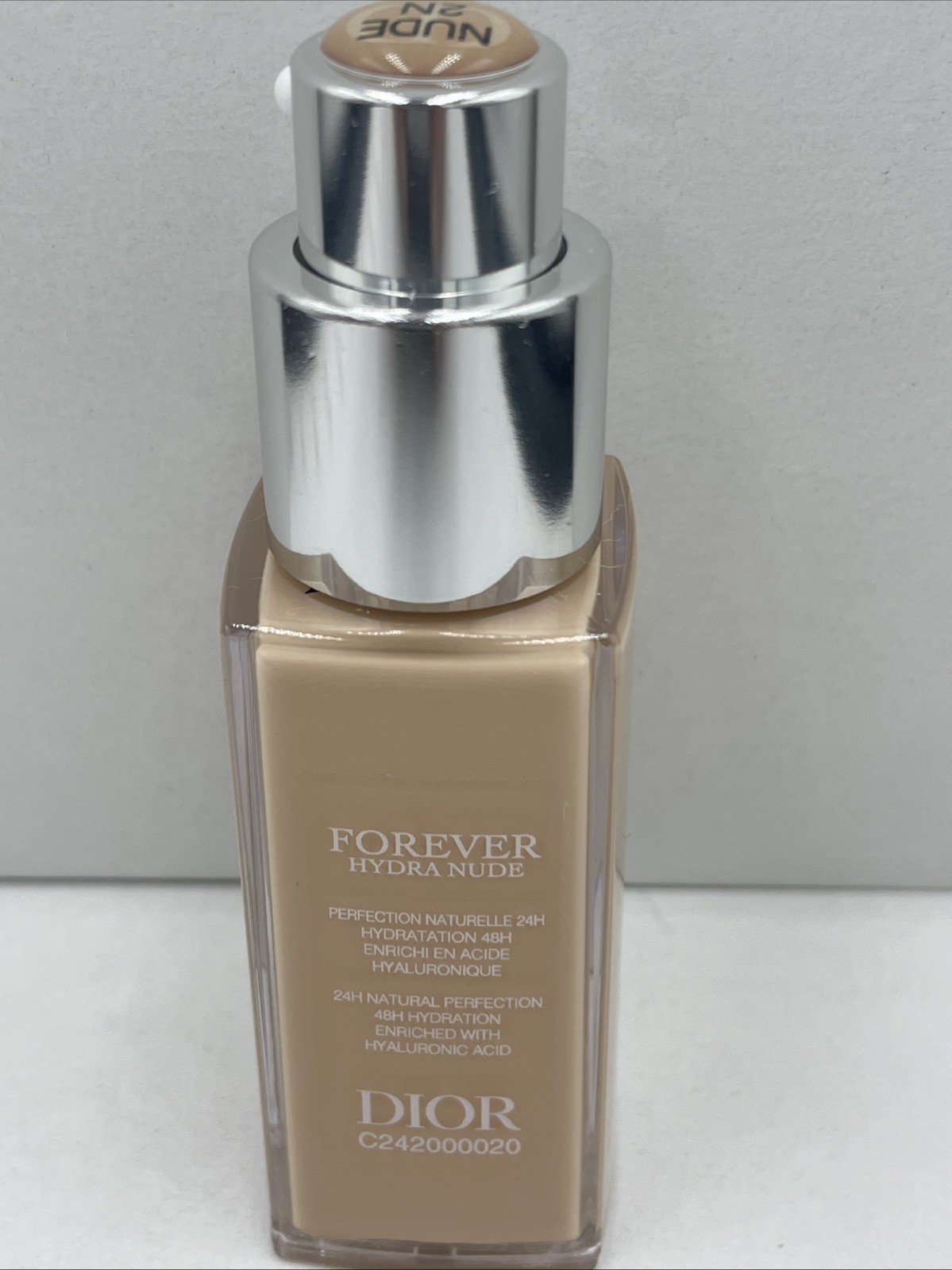Dior- Forever Hydra Nude 24 Hr Natural Perfection Foundation 2N NEW TESTER
