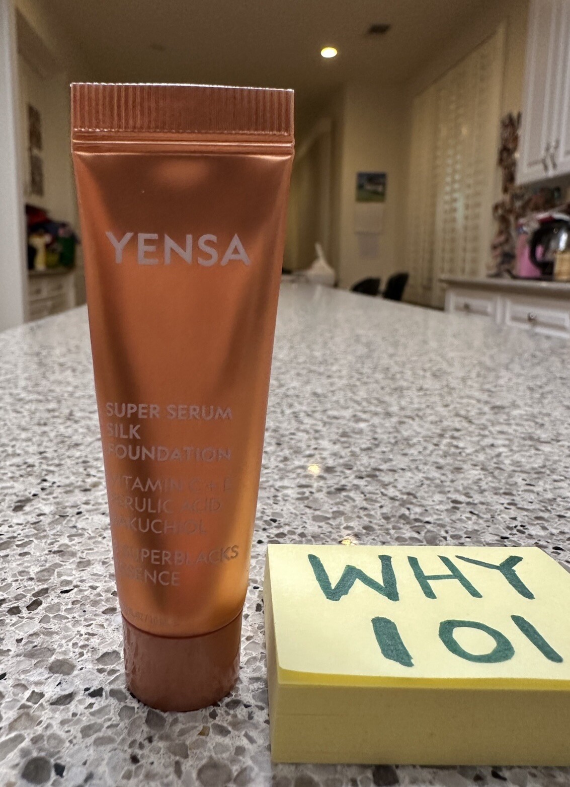 YENSA SUPER SERUM SILK FOUNDATION .34oz/10mL in MEDIUM2 TRAVEL SZ SEALED