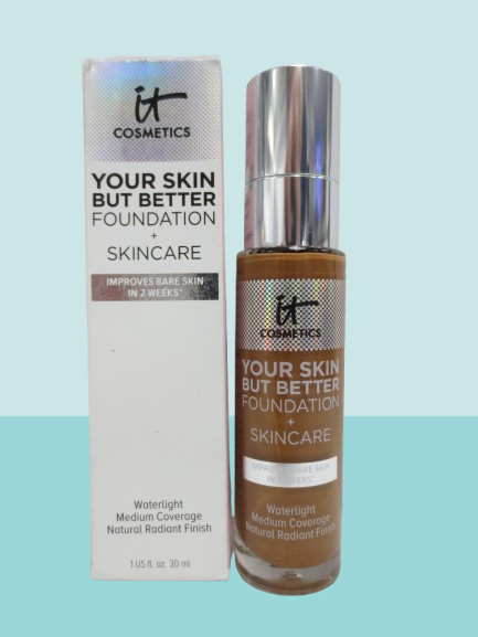 IT COSMETICS YOUR SKIN BUT BETTER FOUNDATION + SKINCARE RICH COOL 50 NWB 1 OZ