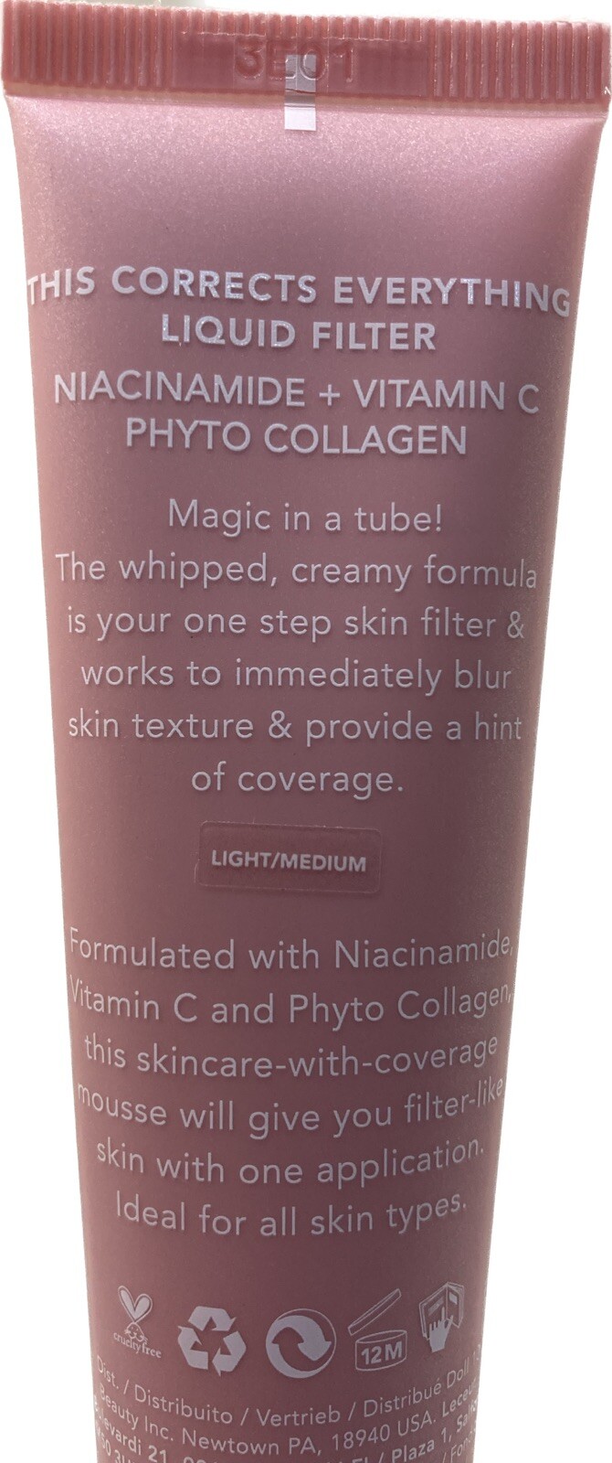 Doll 10 This Corrects Everything Liquid Filter with Niacinamide in LIGHT/MEDIUM