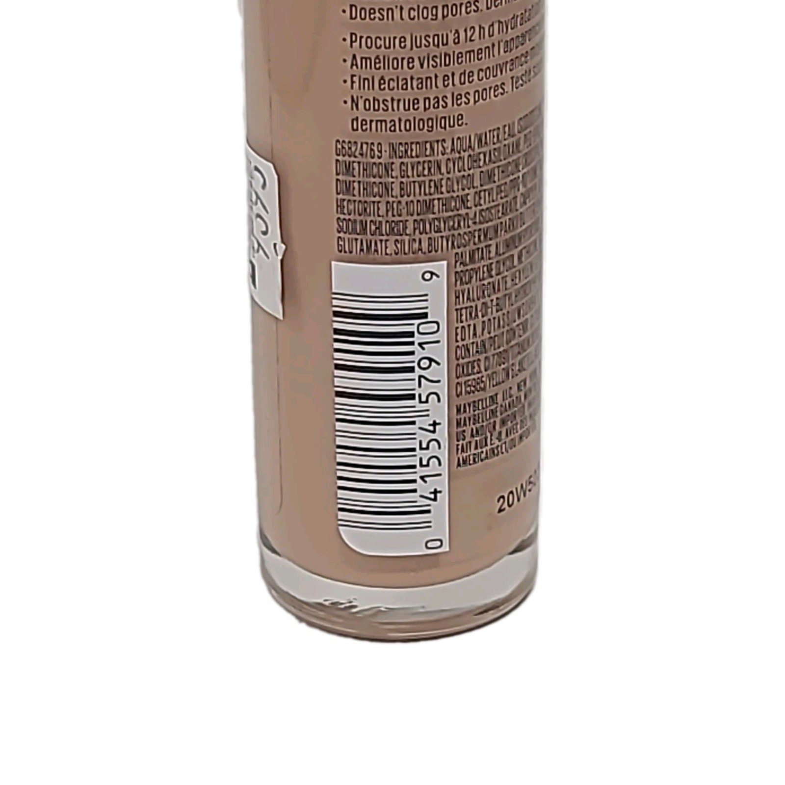 MAYBELLINE • Dream RADIANT LIQUID • Hydrating Foundation #35 NUDE BEIGE 1 fl oz