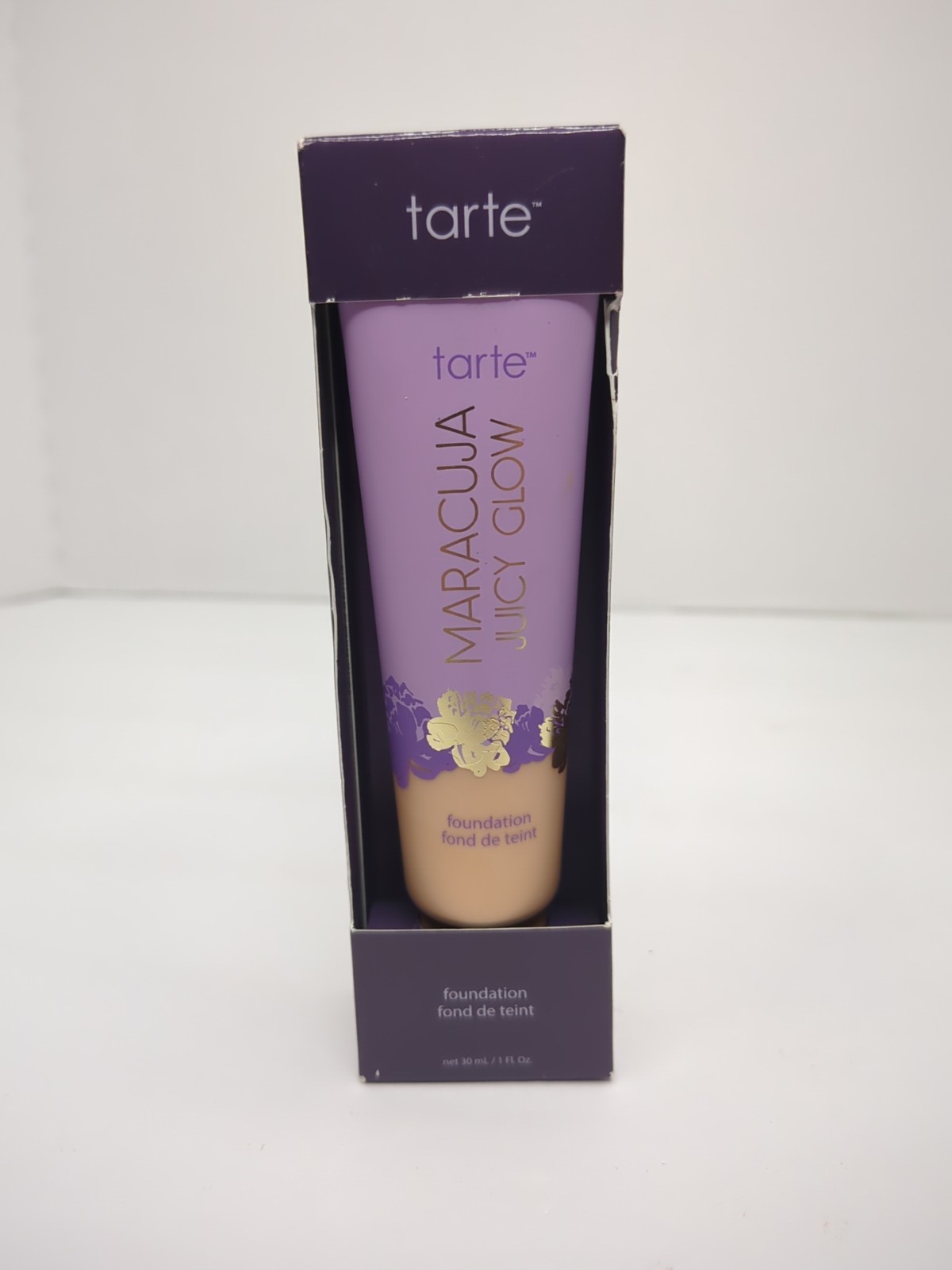 Tarte Maracuja Juicy Glow Foundation – 12N FAIR NEUTRAL 1 fl oz New and Sealed