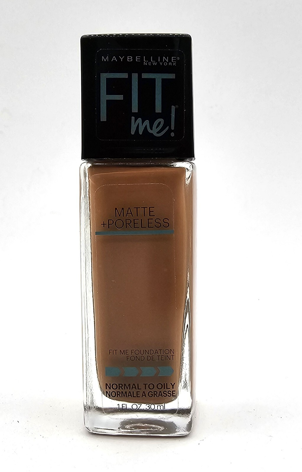 Maybelline New York Fit Me Matte Plus Poreless Foundation, Latte, 1 Fl Oz