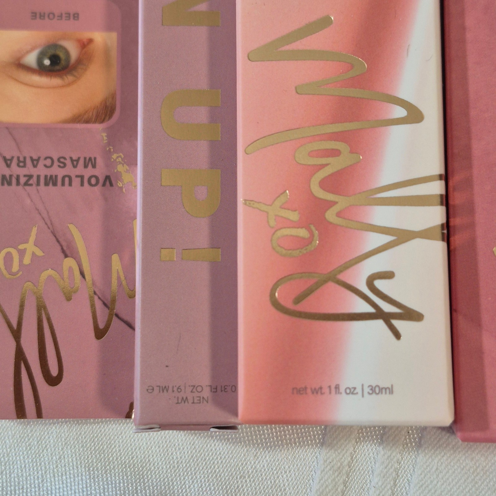 Mally Girl Stress Less Performance Foundation Tan, BLACK MASCARA + Lip Pencil