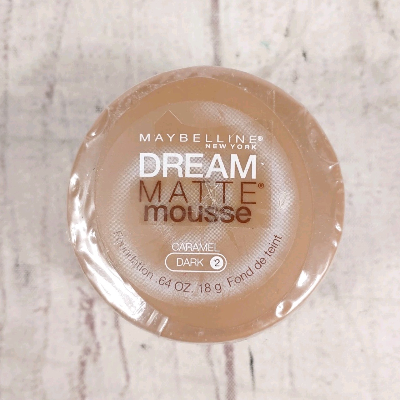 SEALED Maybelline Dream Matte Mousse Foundation (1 PACK) Caramel Dark 2 – .64 Oz