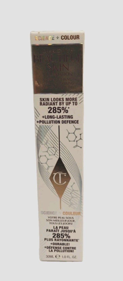 Charlotte Tilbury Beautiful Skin Liquid Foundation ~6 Neutral 1oz New in Box {M}