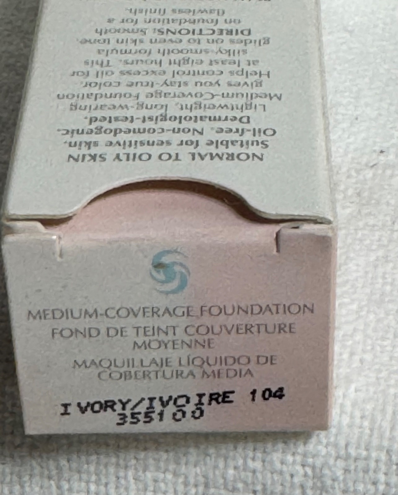 2 Mary Kay Medium Coverage Liquid Foundation IVORY 104 One PINK One Gray Cap