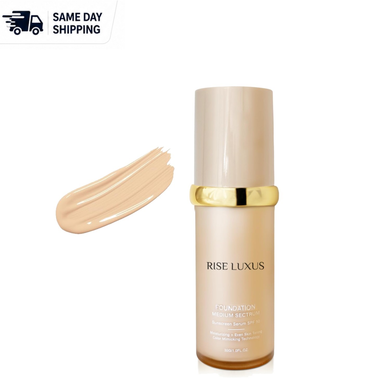 All-in-One Moisturizing Foundation with SPF 50 | 4-in-1 Waterproof Formula