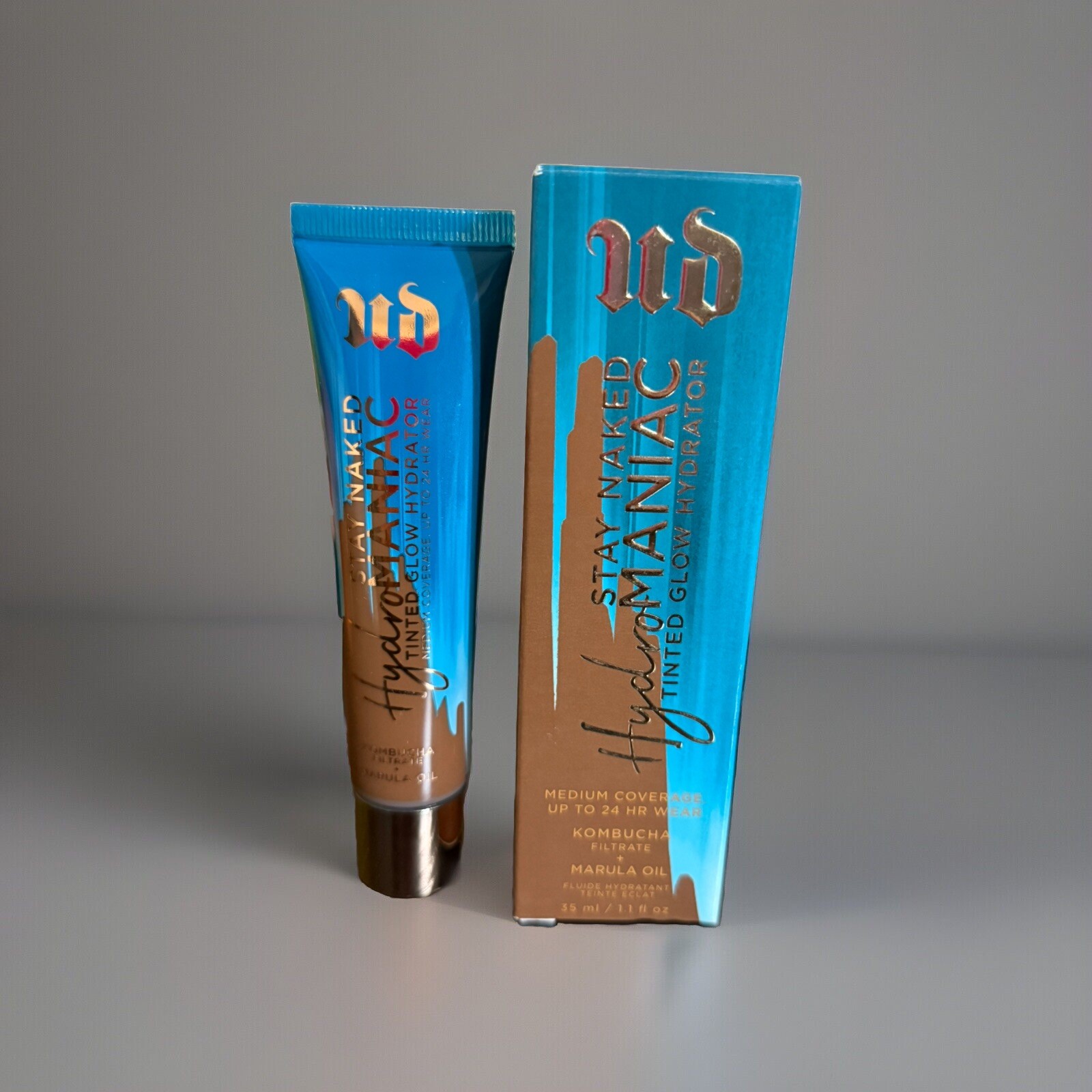 Urban Decay Hydromaniac Glowy Tinted Hydrator Foundation 81 Deep Neutral 1.1 Oz