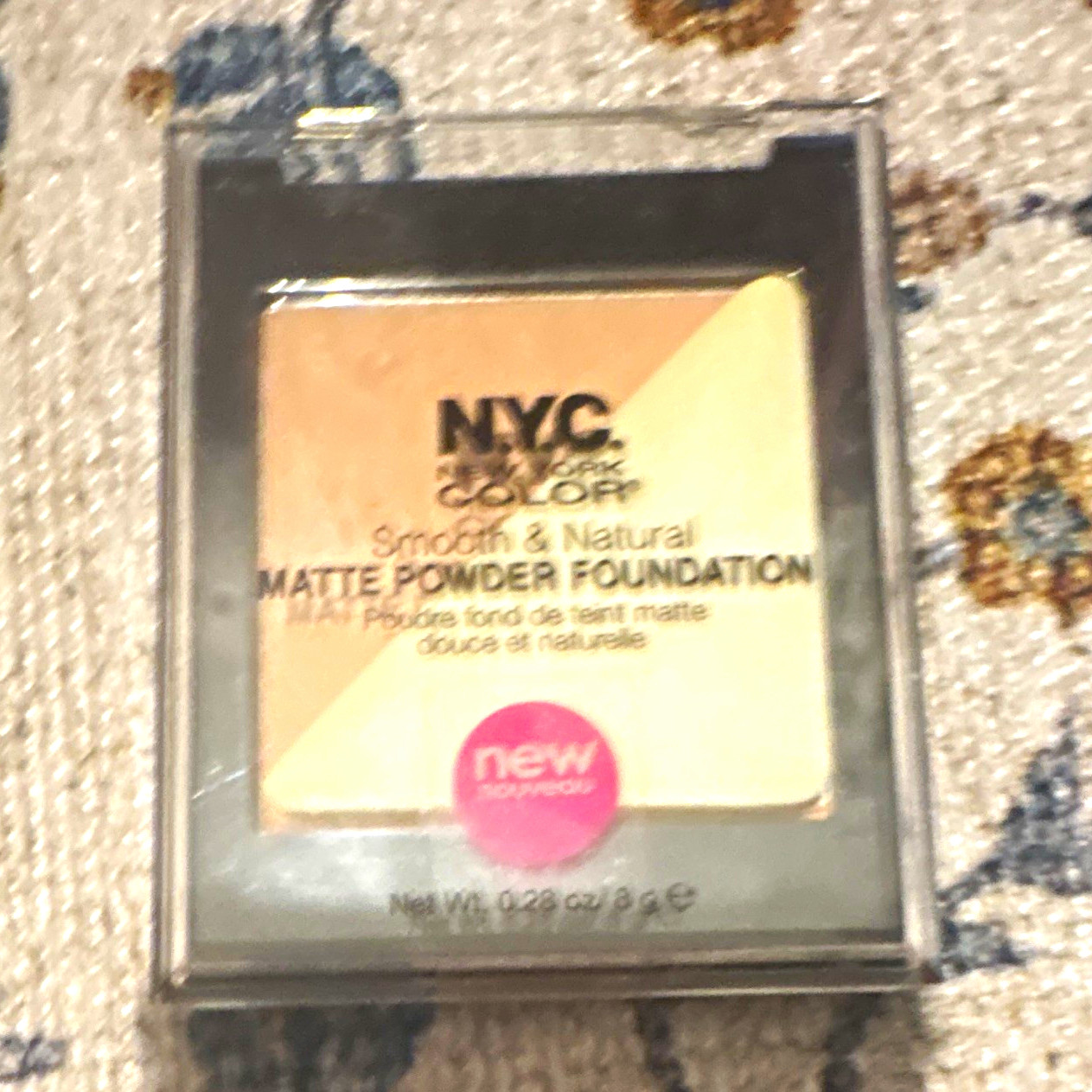 NYC New York Color Smooth & Natural Matte Pressed Powder Foundation 0.28 oz