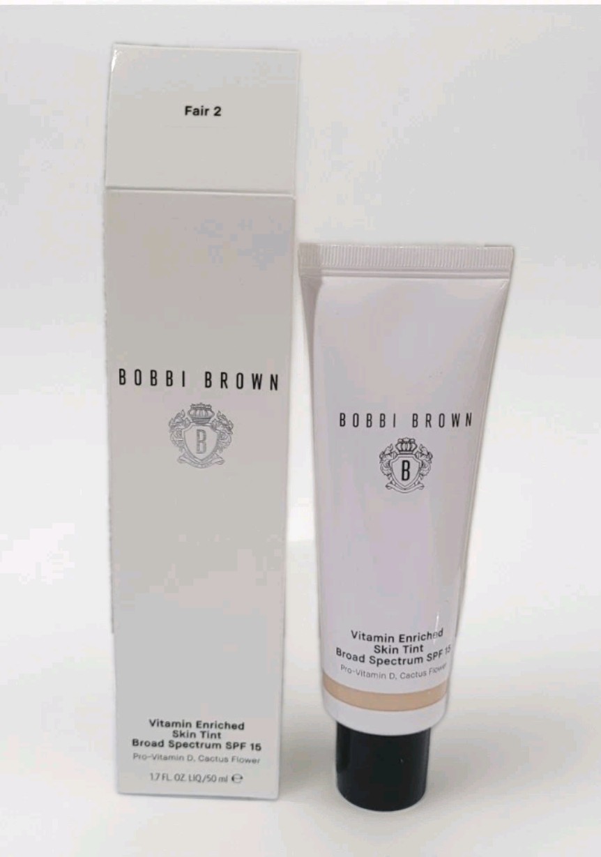 BOBBI BROWN Vitamin Enriched Skin Tint SPF 15- Fair 2 – 1 OZ/ 50ml- NEW in BOX