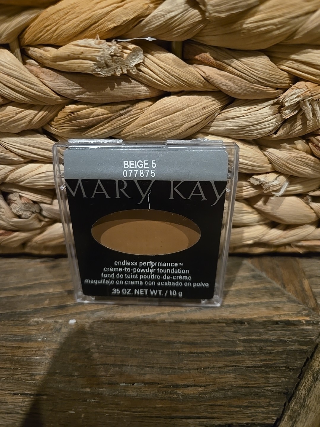 Mary Kay Endless Performance Creme to Powder Foundation Beige 5 Full Size W FLAW