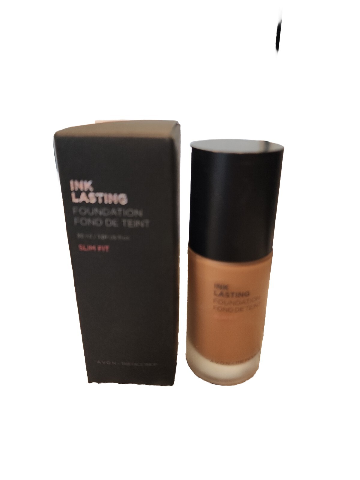 Avon The Face Shop Ink Lasting Liquid Foundation C40NEUTRAL TAN 1oz Slim Fit New