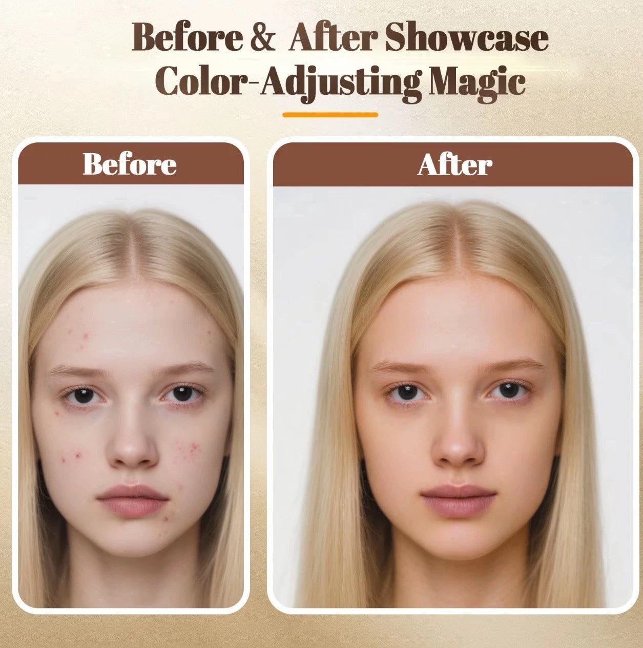 Foundation 4 in 1 – Light Spectrum, Color Changing Foundation SPF 50+ For Women