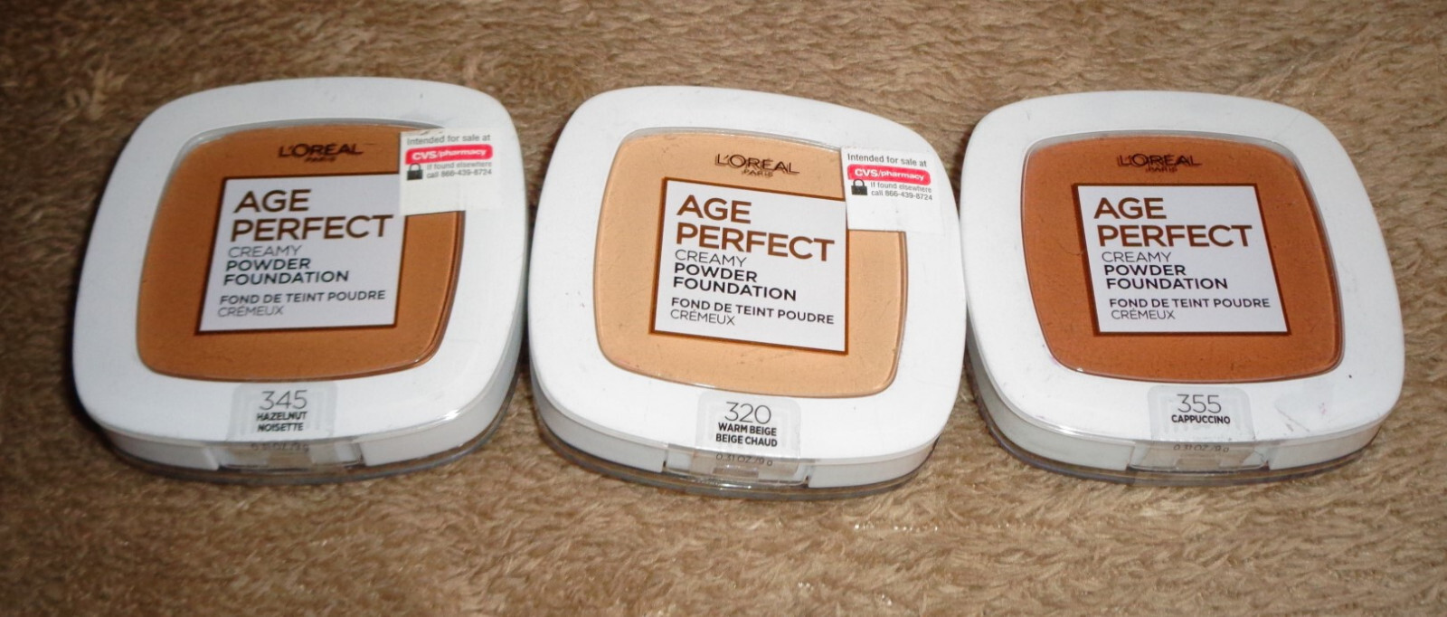 New Loreal Age Perfect Creamy Powder Foundation 0.31oz/9g Choose Your Shade