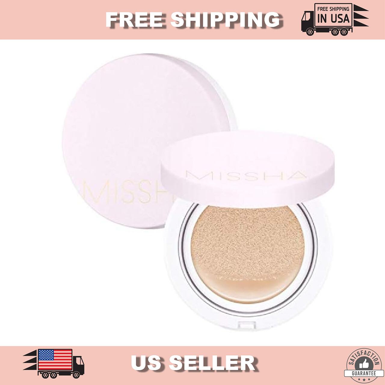MISSHA Magic Cushion Foundation SPF50 + 1 FREE SAMPLE [US SELLER]