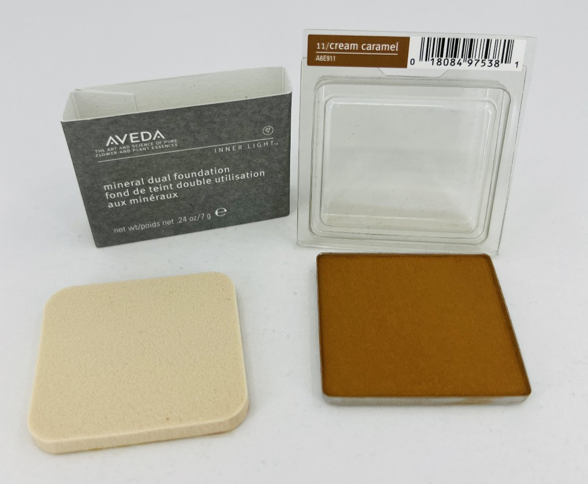 Aveda Inner Light Mineral Dual Foundation – 11/CREAM CARAMEL – .24oz./7g