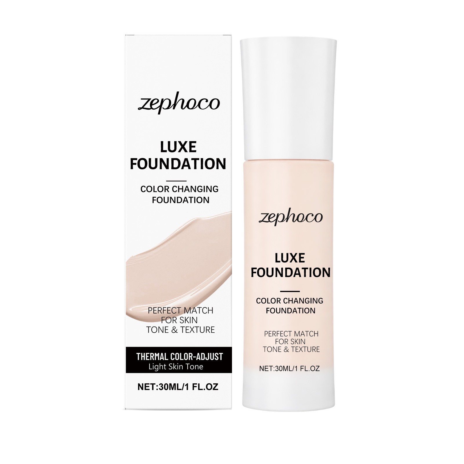 LUXE Intelligent Color Correcting Foundation – Fits All Skin Tone, 30ml/1 Fl Oz