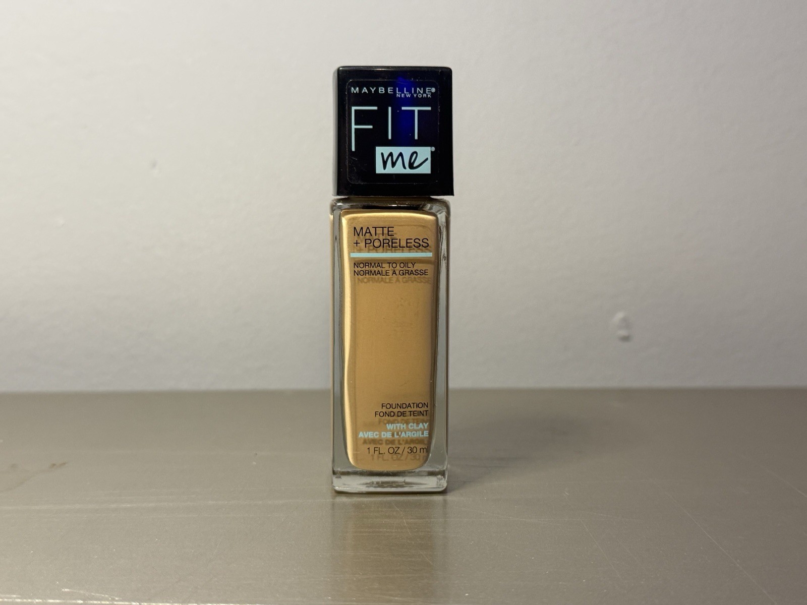 Maybelline Fit Me 128 Warm Nude Matte Poreless Foundation 1oz Liquid