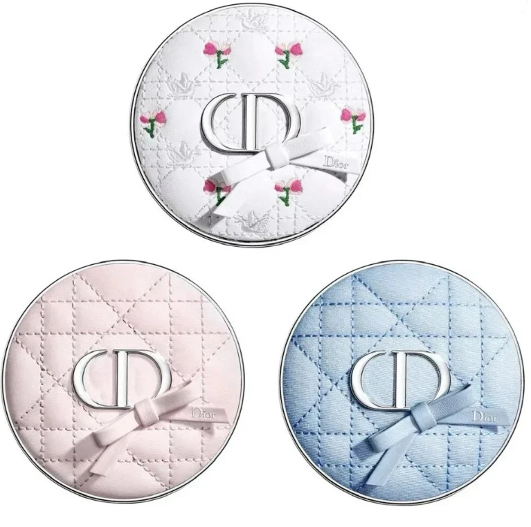 Dior Forever Cushion Case Only Pink & Blue Bow Limited Edition 3 Colors