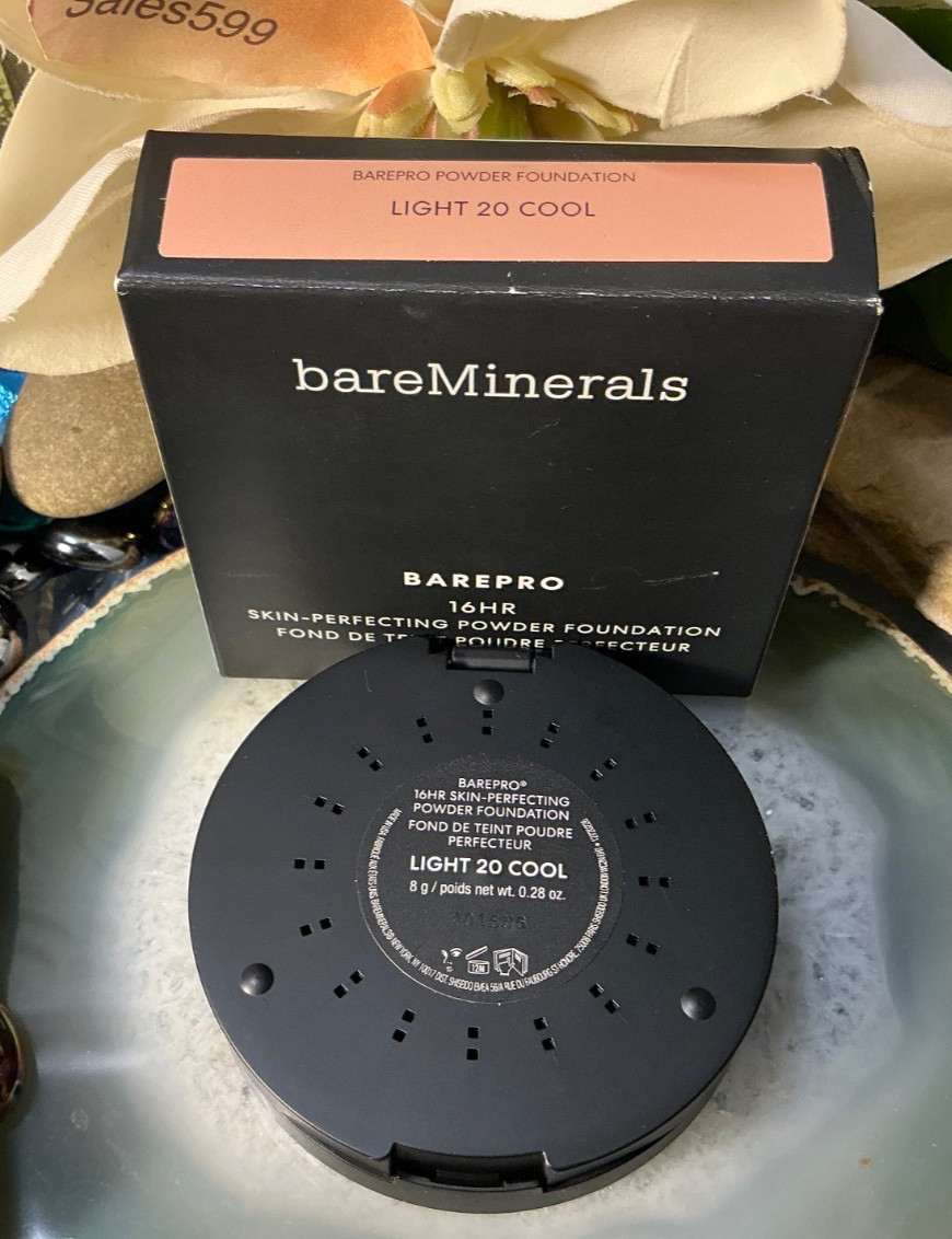 bareMinerals Barepro~LIGHT 20 COOL~16hr Skin Perfecting Powder Foundation 8g