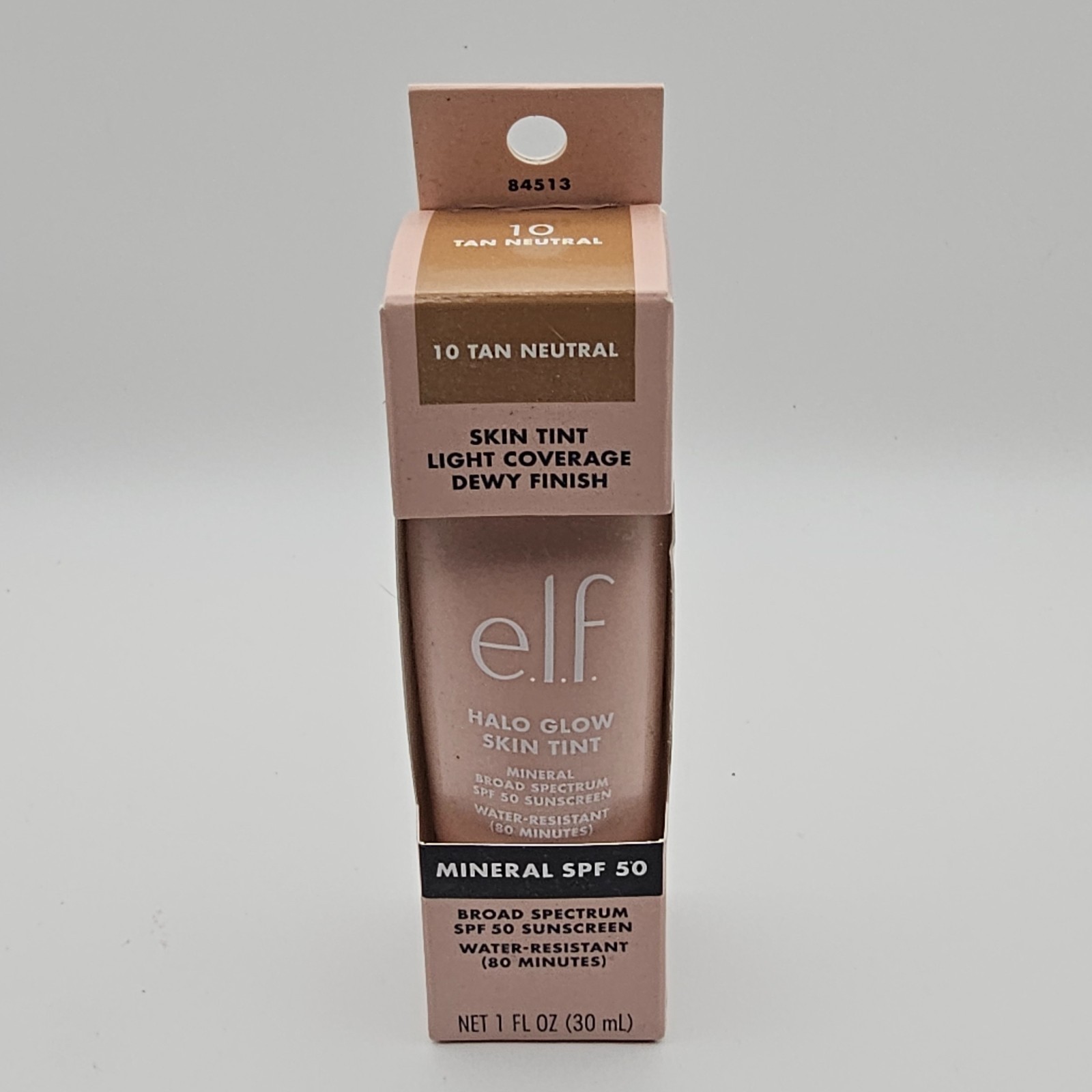 e.l.f. Halo Glow Skin Tint SPF 50, 10 TAN Neutral**NEW**
