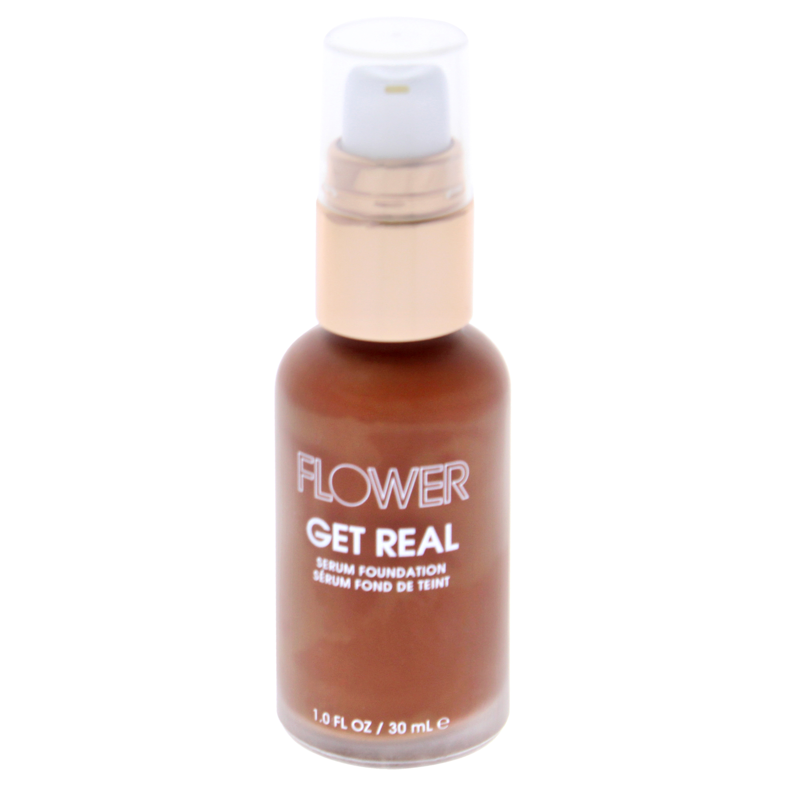Get Real Serum Foundation – D4 Cocoa by Flower Beauty for Women – 1 oz