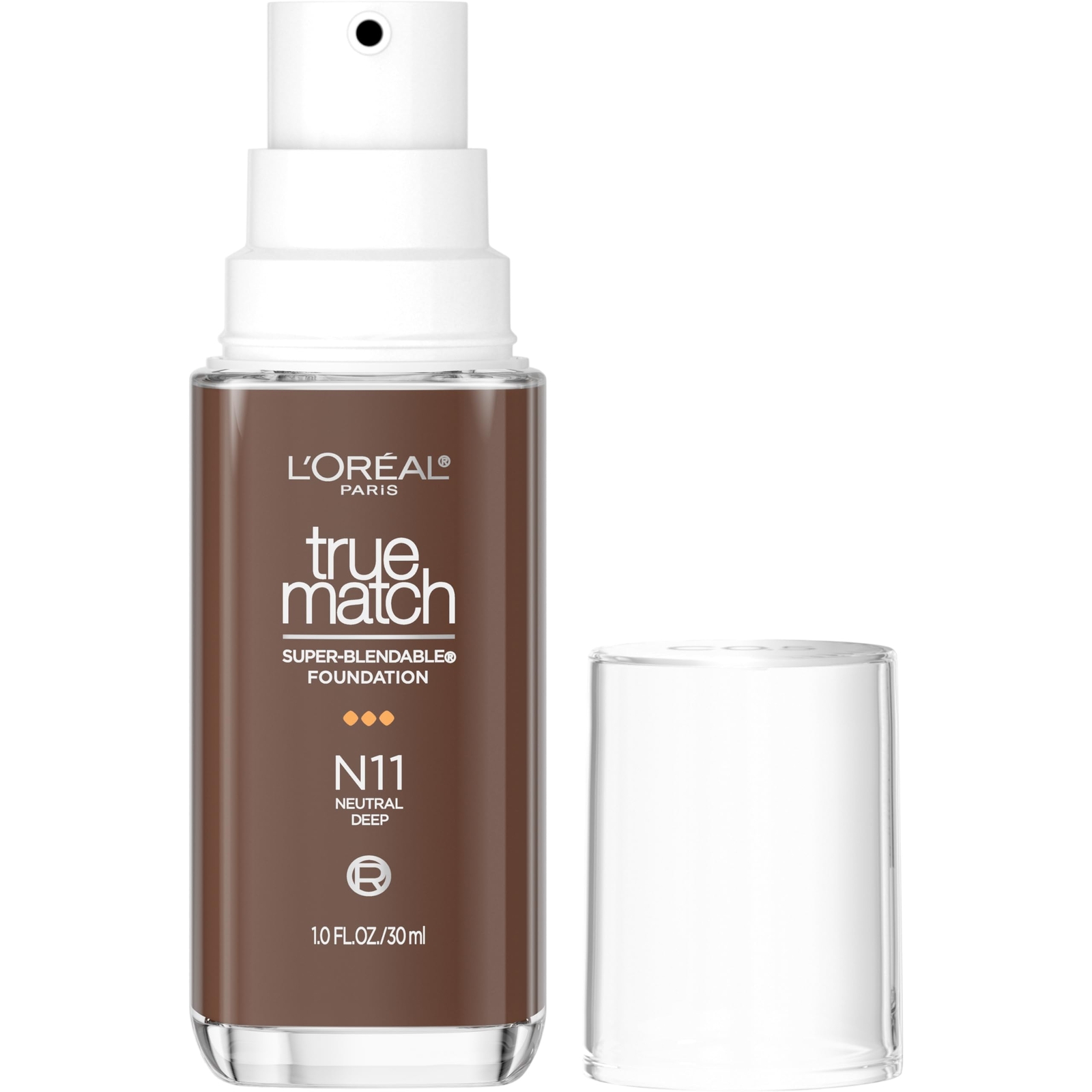 L’Oreal Paris True Match Super-Blendable Foundation N11, Color Deep, 1 Fl Oz