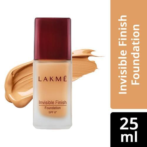 Lakme Invisible Finish Foundation SPF 8 (25 ml ) Choose Shade: 01 / 02 / 04 / 05