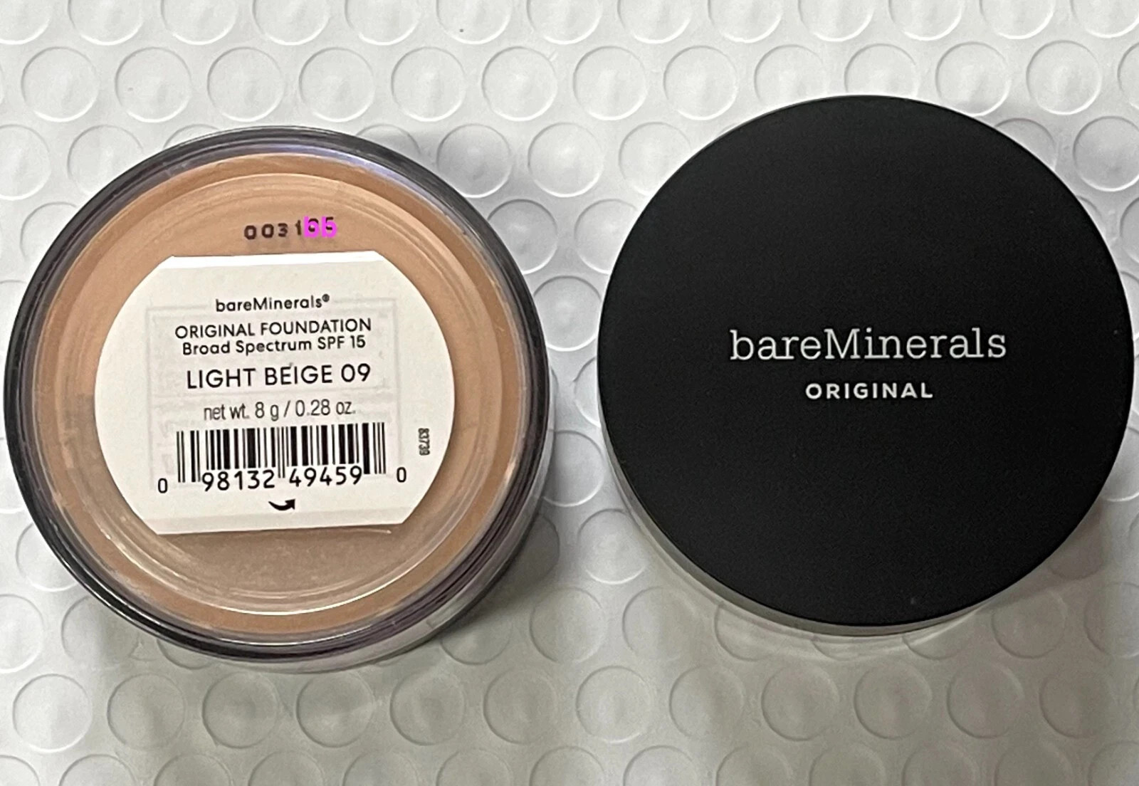 bareMinerals ORIGINAL Loose Powder Foundation SPF 15 0.28 oz LIGHT BEIGE 09