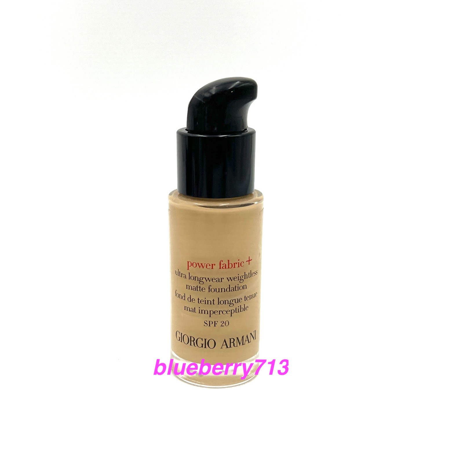 Giorgio Armani POWER FABRIC+ Weightless Matte Foundation SPF20 18ml ~# 2