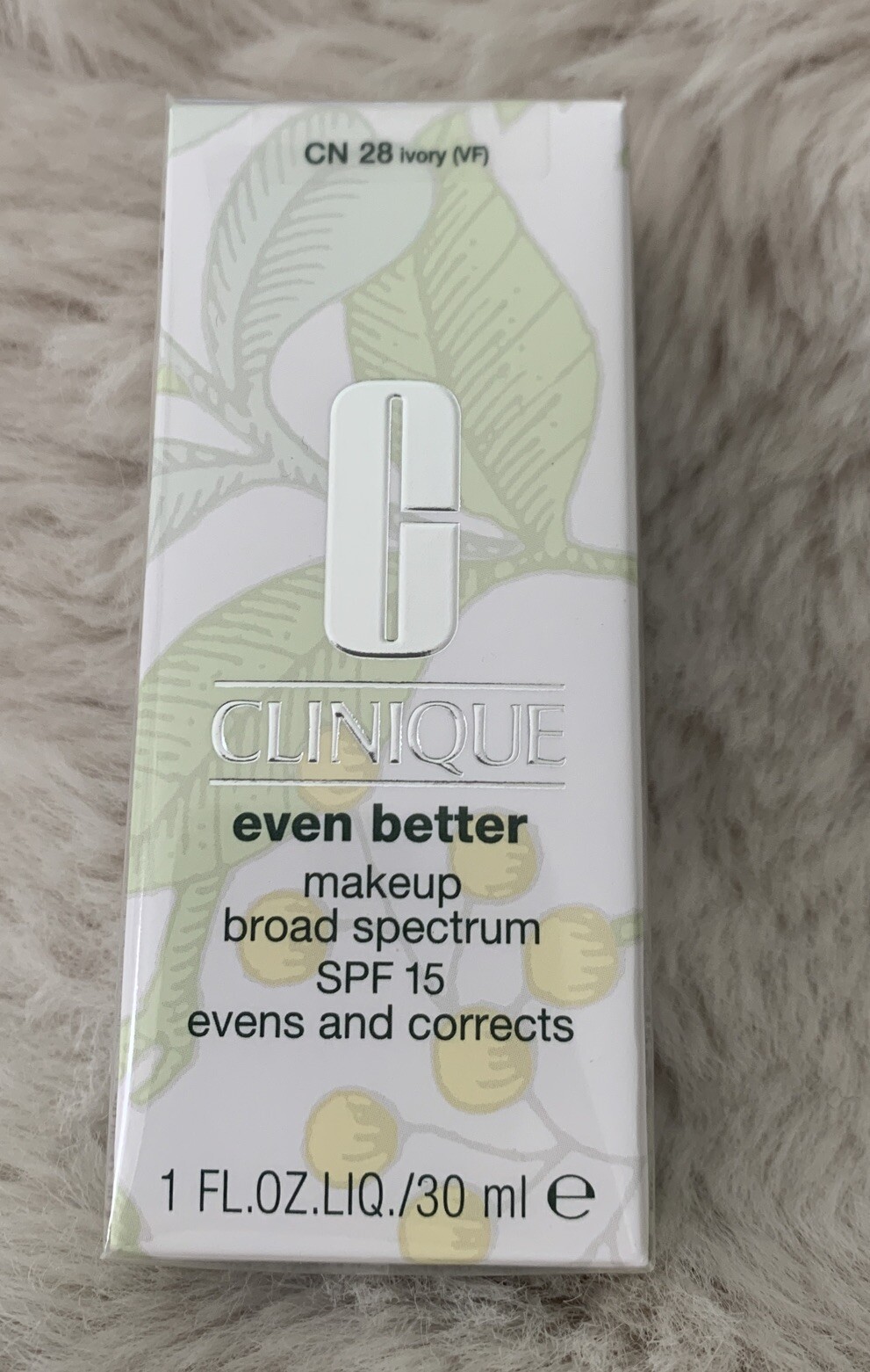 Clinique Even Better Makeup Spf 15 ～ CN 28 IVORY ~ 30ml Full Size NIB SEALED