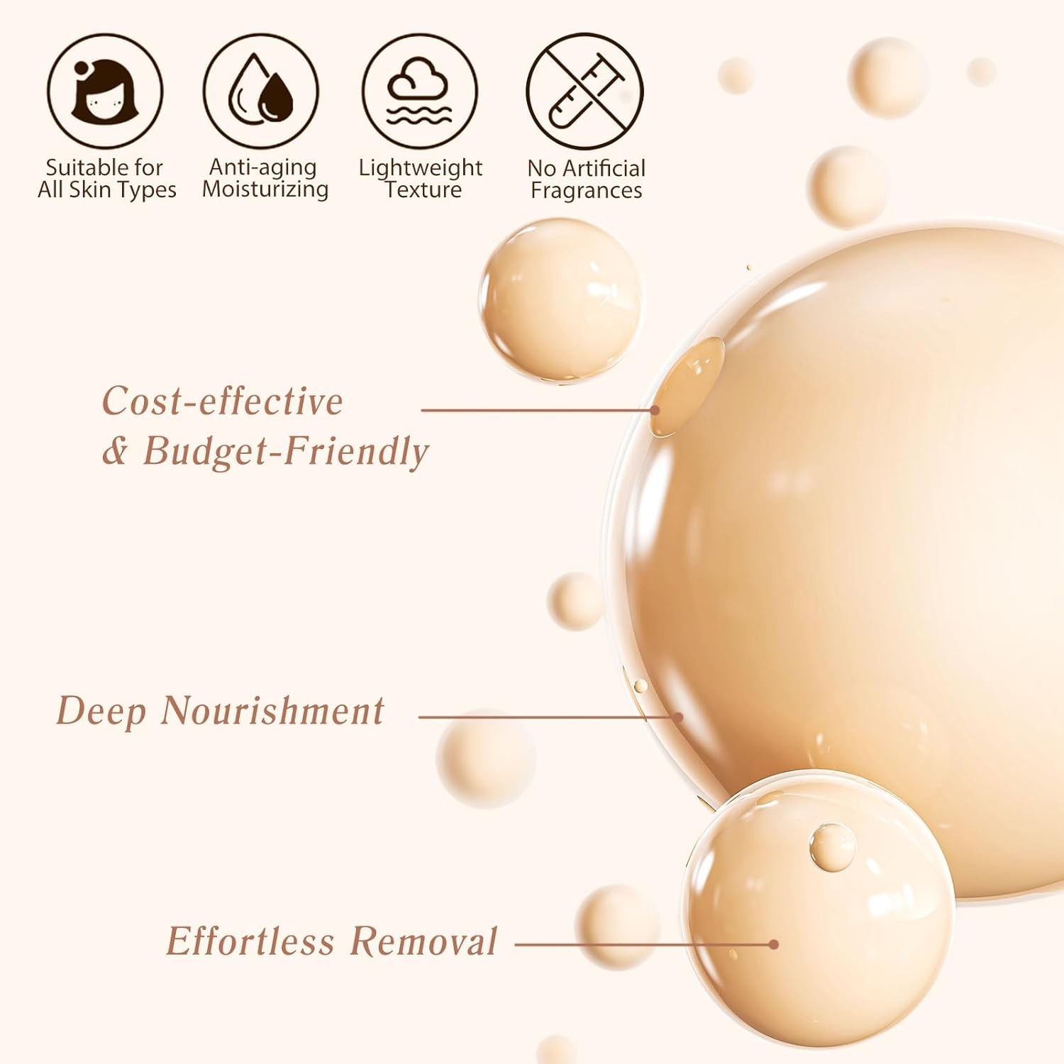 Color Changing Foundation Liquid 4 in 1, Foundation for Older Women, Hydrating L