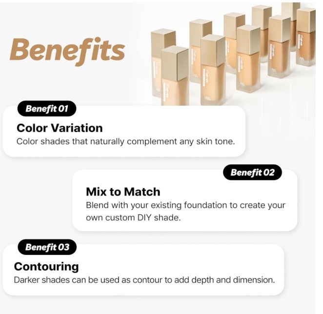 TOUCH IN SOL Pretty Filter Perfect Finish Foundation 35g #03 Medium Tan K-Beauty