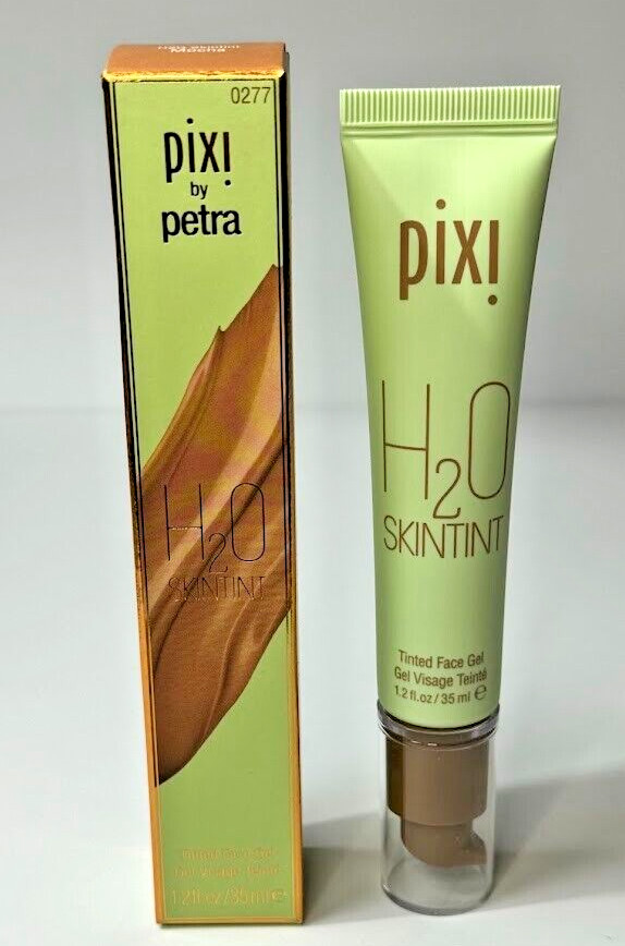 Pixi by Petra H2O SkinTint Tinted Face Gel Foundation 1.2 fl oz 35ml Mocha